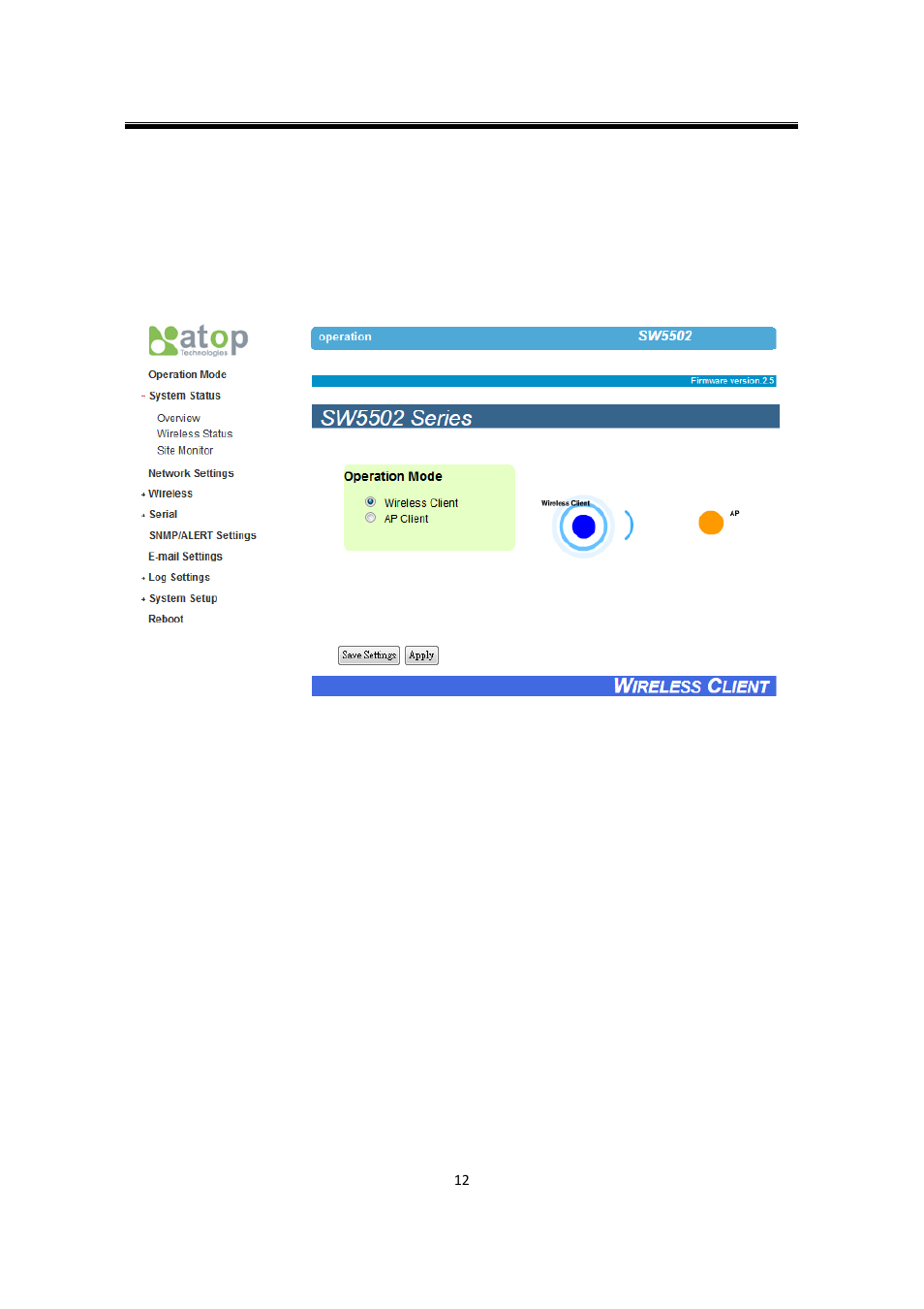 4 user interface overview, User interface overview | Atop Technology SW550X User manual User Manual | Page 18 / 125