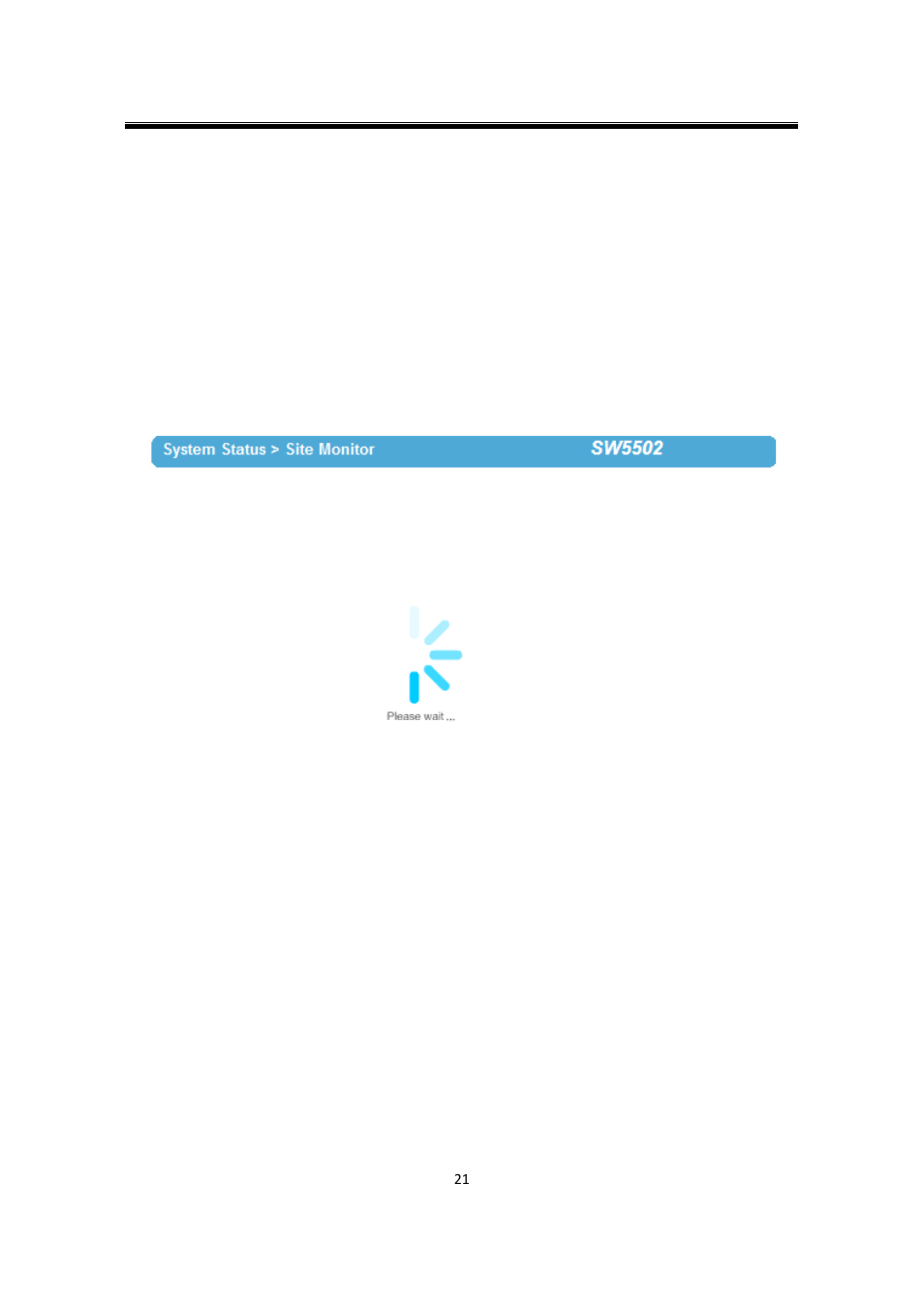 2 site monitor, Site monitor | Atop Technology SW550X User manual User Manual | Page 27 / 125