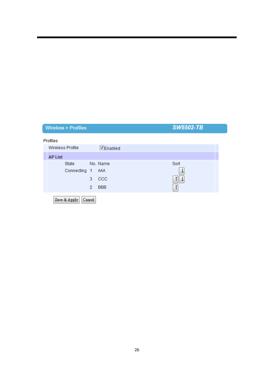 5 wireless, 1 profiles, 2 basic settings | Wireless, Profiles, Basic settings | Atop Technology SW550X User manual User Manual | Page 32 / 125