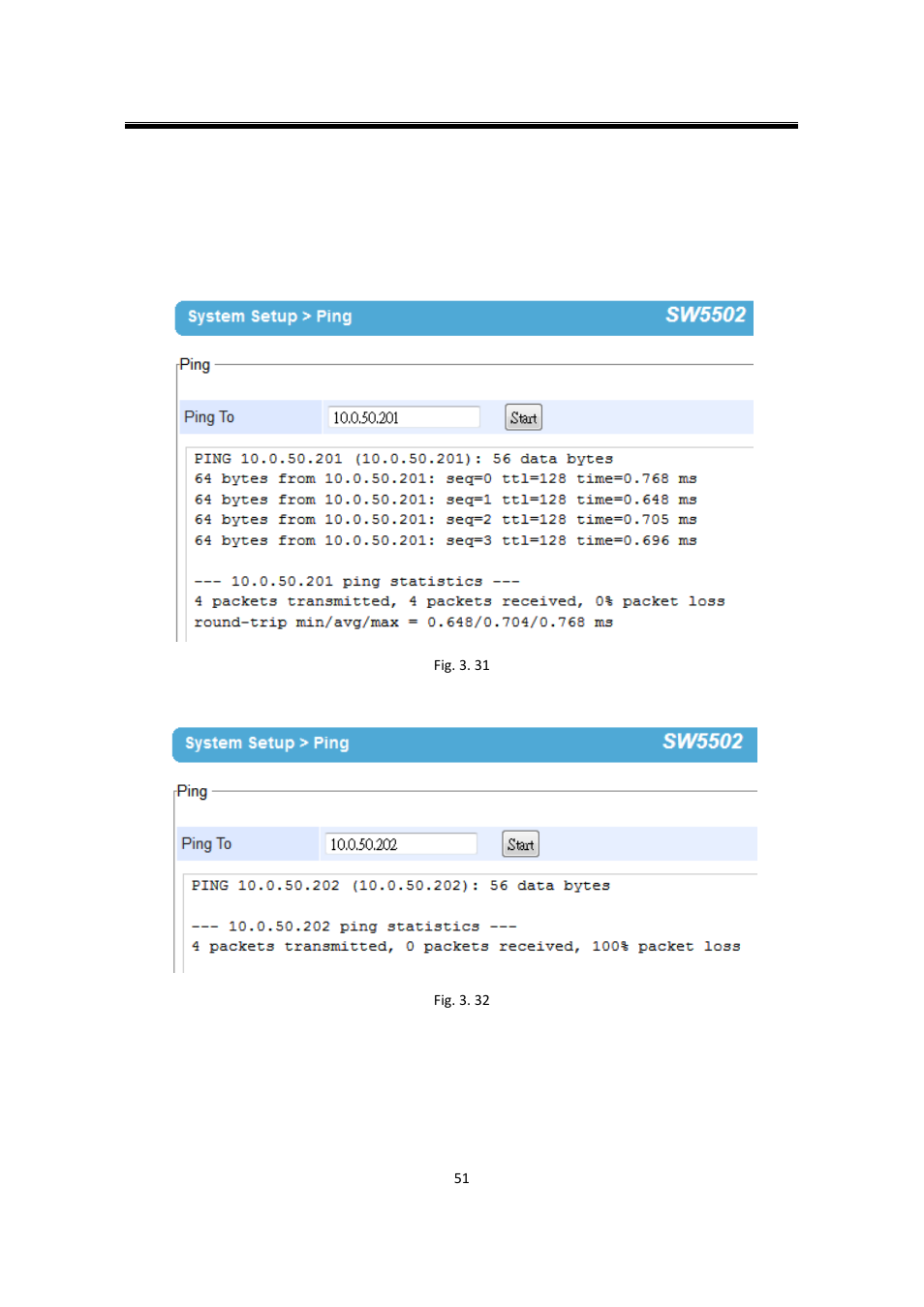 6 ping, Ping | Atop Technology SW550X User manual User Manual | Page 57 / 125