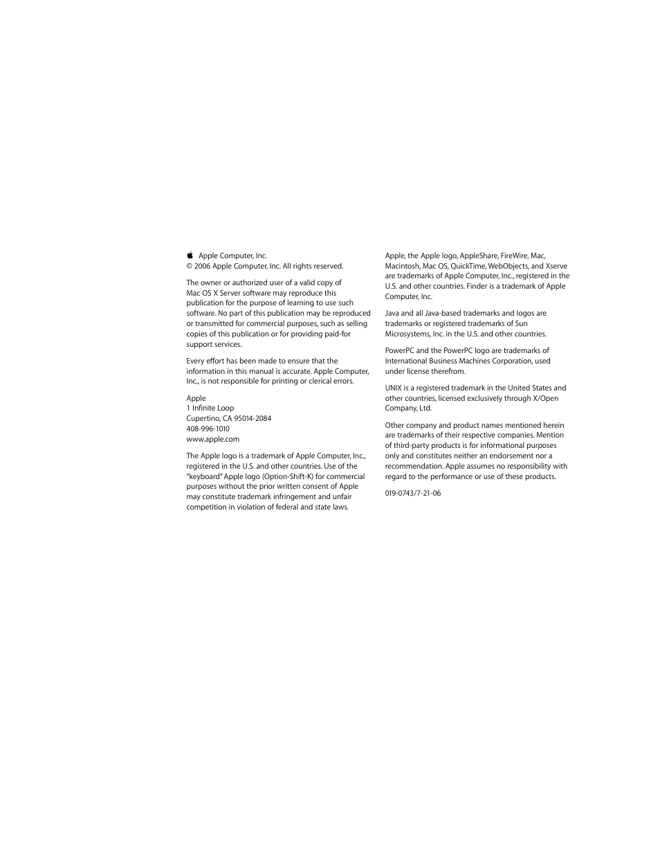 Apple Mac OS X Server (Upgrading and Migrating For Version 10.4 or Later) User Manual | Page 2 / 97