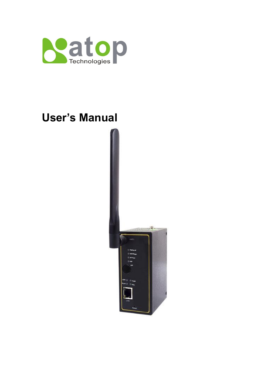 Atop Technology AW5500C User manual User Manual | 104 pages