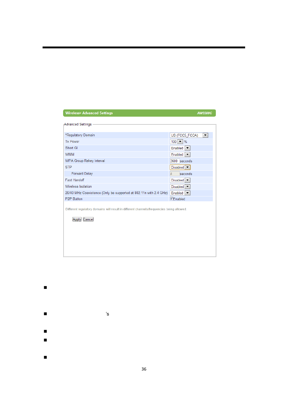 6 advanced settings, Advanced settings | Atop Technology AW5500C User manual User Manual | Page 41 / 104