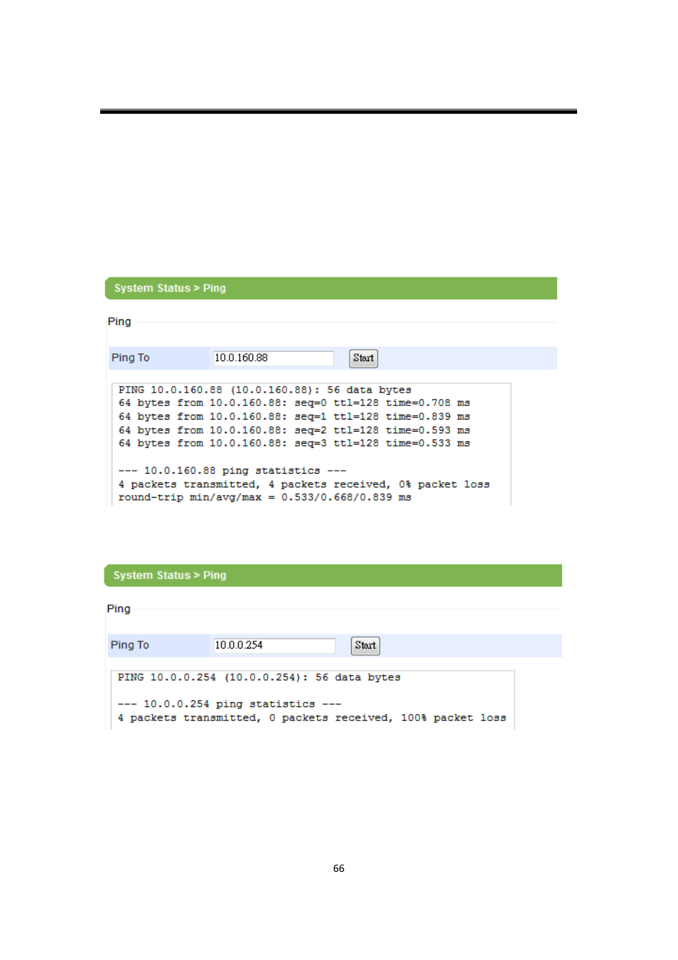 6 ping, Ping | Atop Technology AW5500C User manual User Manual | Page 71 / 104