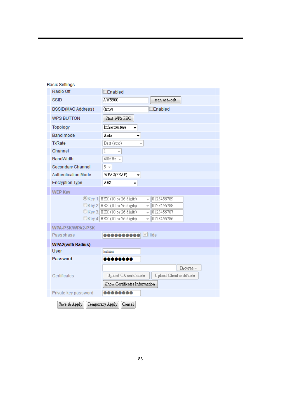 Peap-mschapv2) | Atop Technology SW550XC User manual User Manual | Page 88 / 124