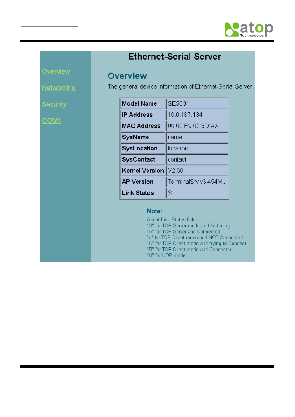 Atop Technology SE5001 Series User Manual | Page 29 / 100