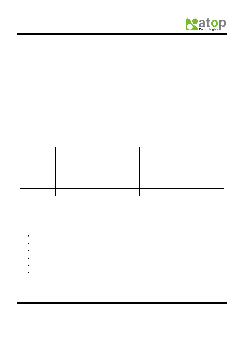 Introduction, 1 se5001 series comparison, 2 packaging | Atop Technology SE5001 Series User Manual | Page 7 / 100