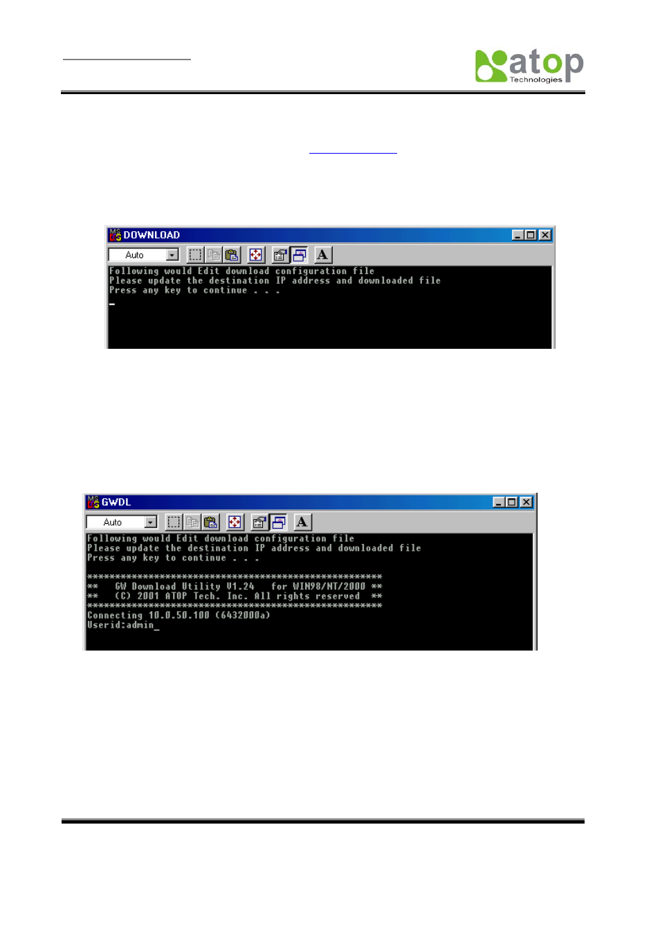 Appendix b: upgrade system firmware, B.1 system upgrade procedure | Atop Technology SE5002 User manual User Manual | Page 43 / 60