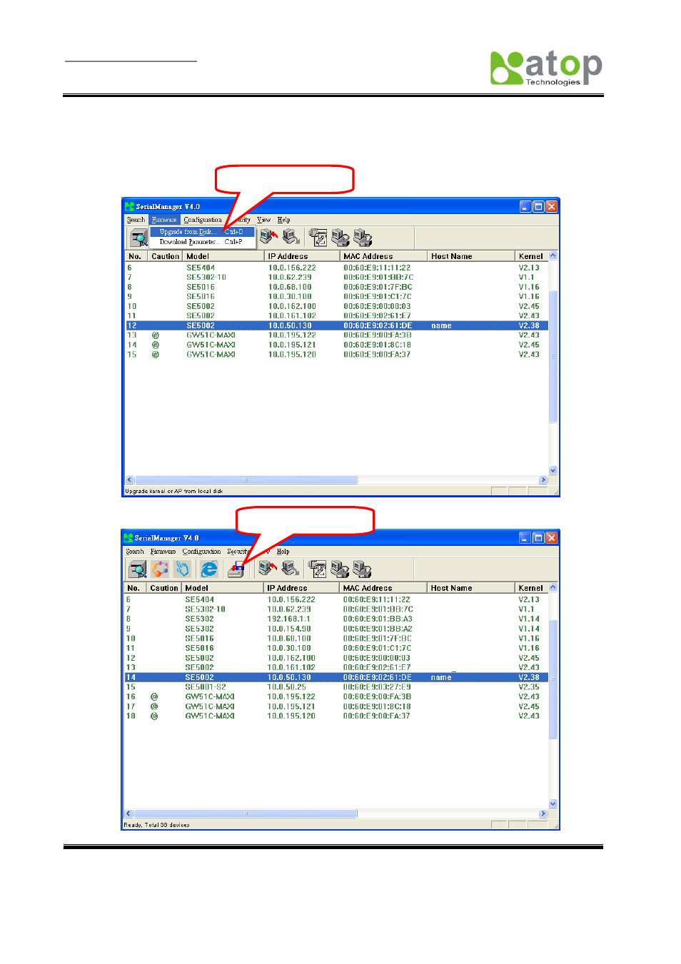 D3.2 firmware | Atop Technology SE5002 User manual User Manual | Page 49 / 60