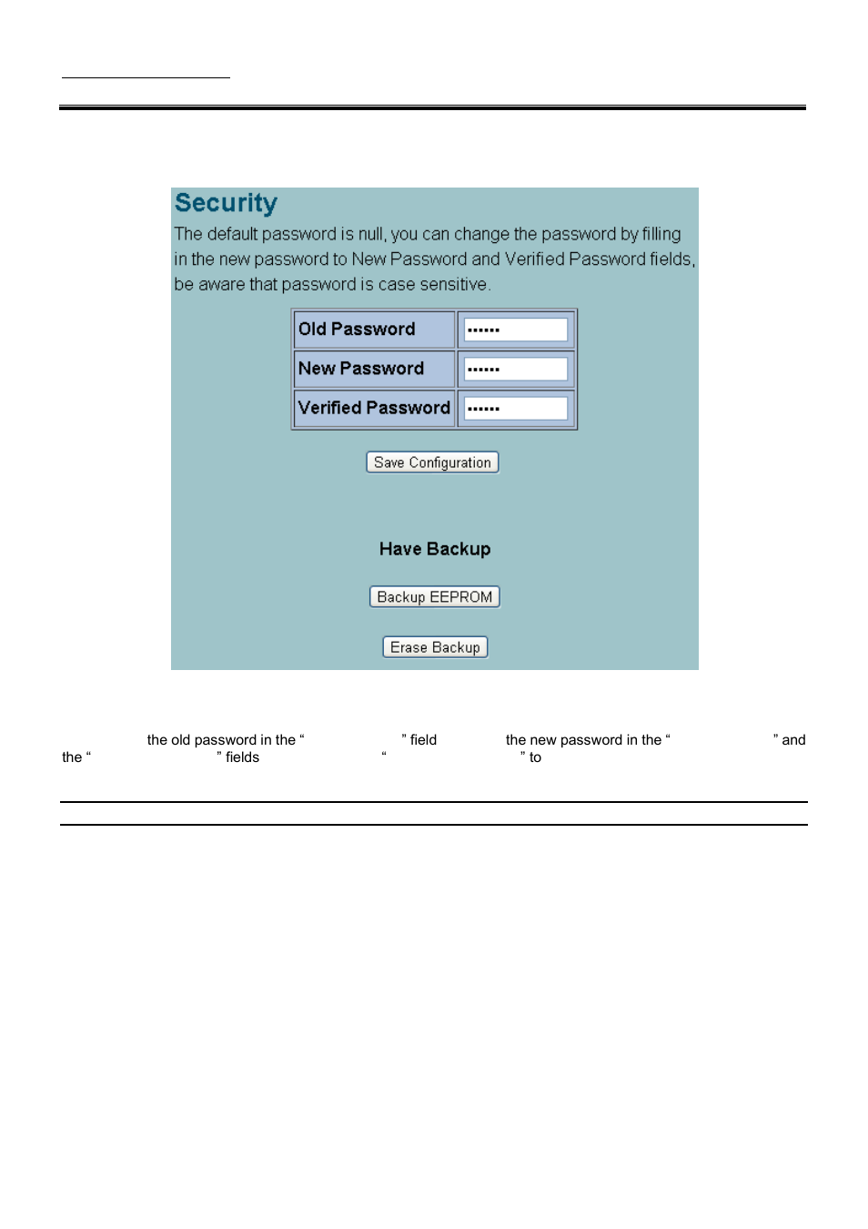 Security setup | Atop Technology SE5001A User manual User Manual | Page 33 / 72