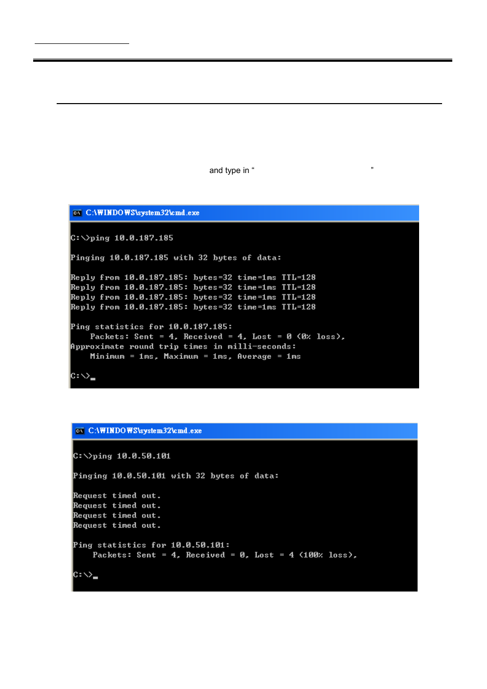 5 diagnostics, 1 using standard ping command, Diagnostics | Atop Technology SE5001A User manual User Manual | Page 66 / 72