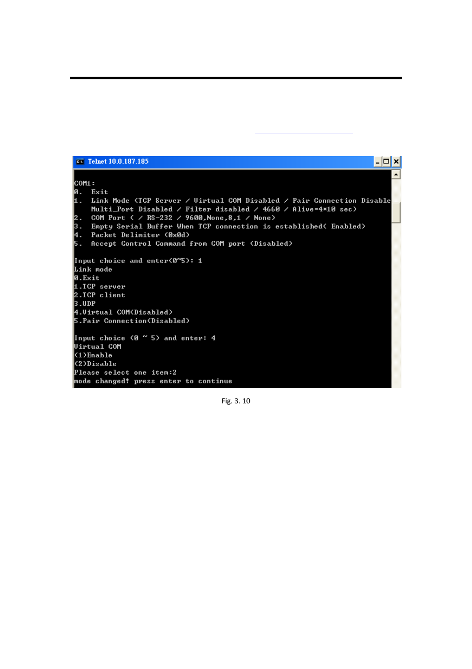 8 enable/disable virtual com, Enable/disable virtual com | Atop Technology SE5002D User manual User Manual | Page 30 / 87