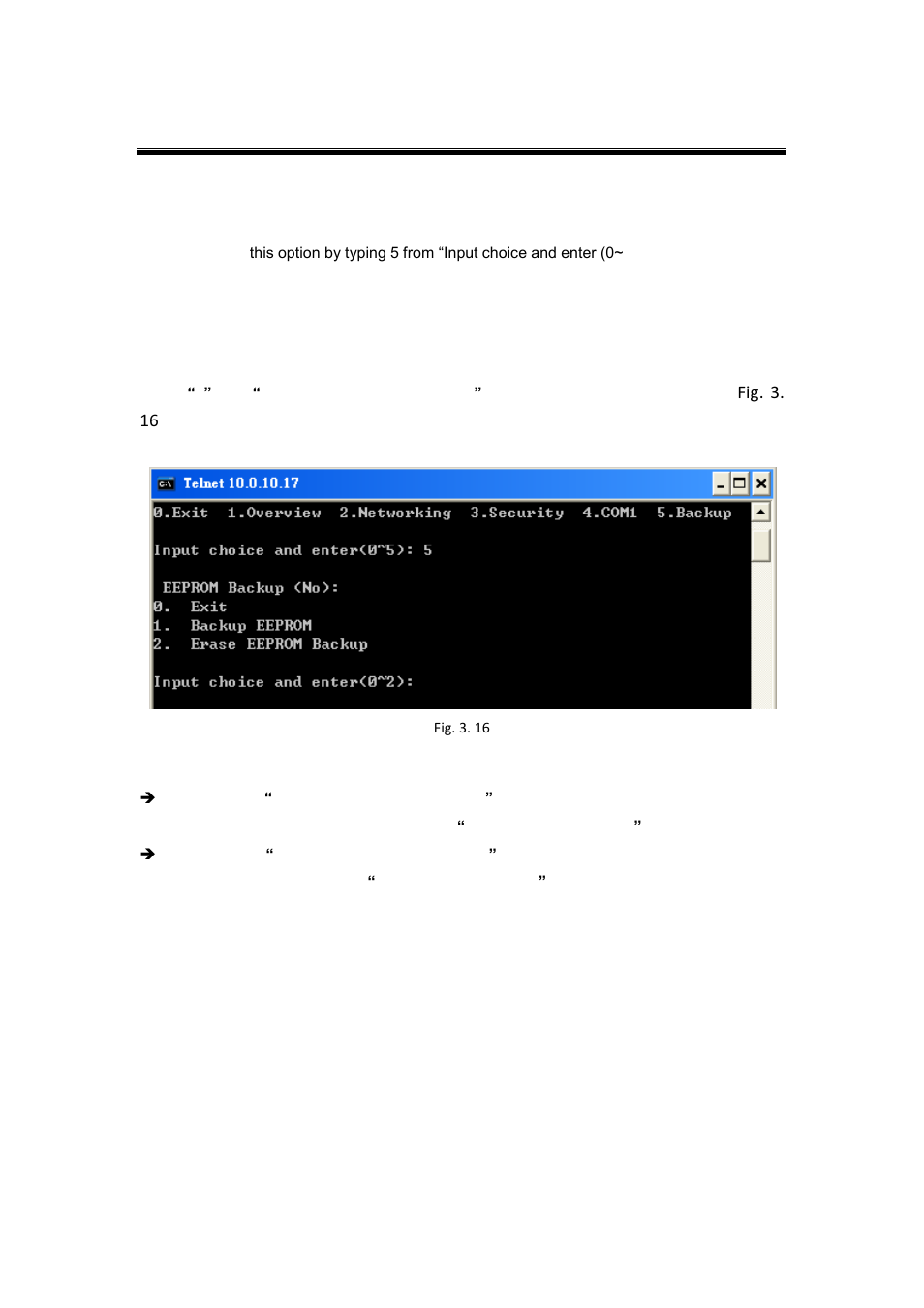 13 accept control command from com port, 14 backup eeprom to flash, Accept control command from com port | Backup eeprom to flash | Atop Technology SE5002D User manual User Manual | Page 36 / 87