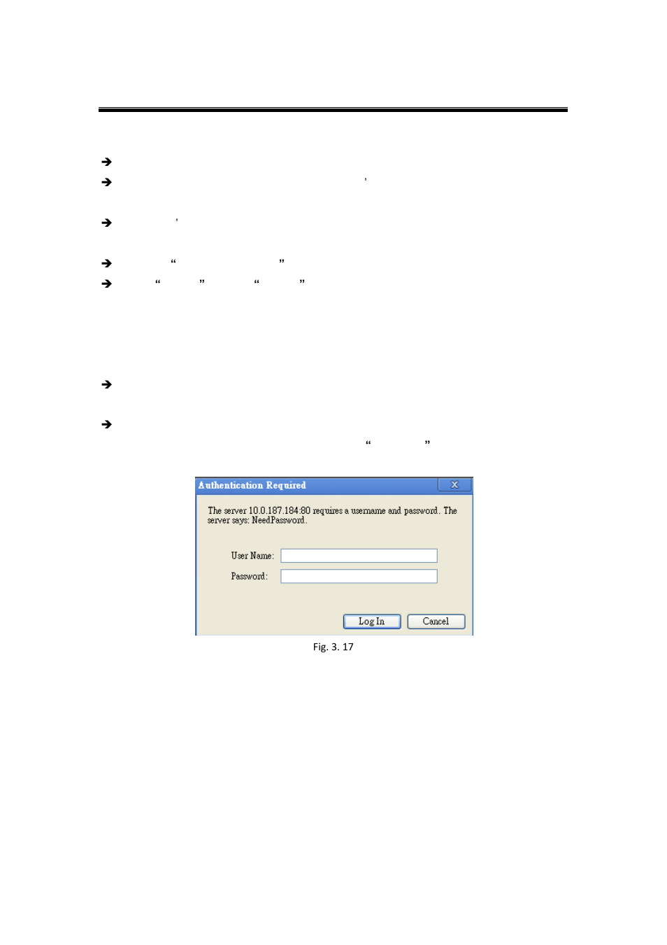 3 configuration using web browser, 1 login to the system, Configuration using web browser | Login to the system | Atop Technology SE5002D User manual User Manual | Page 37 / 87