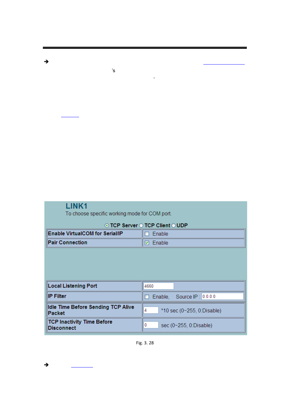 2 enable rfc 2217, 3 se5002d as a pair connection master, Enable rfc 2217 | Se5002d as a pair connection master | Atop Technology SE5002D User manual User Manual | Page 50 / 87