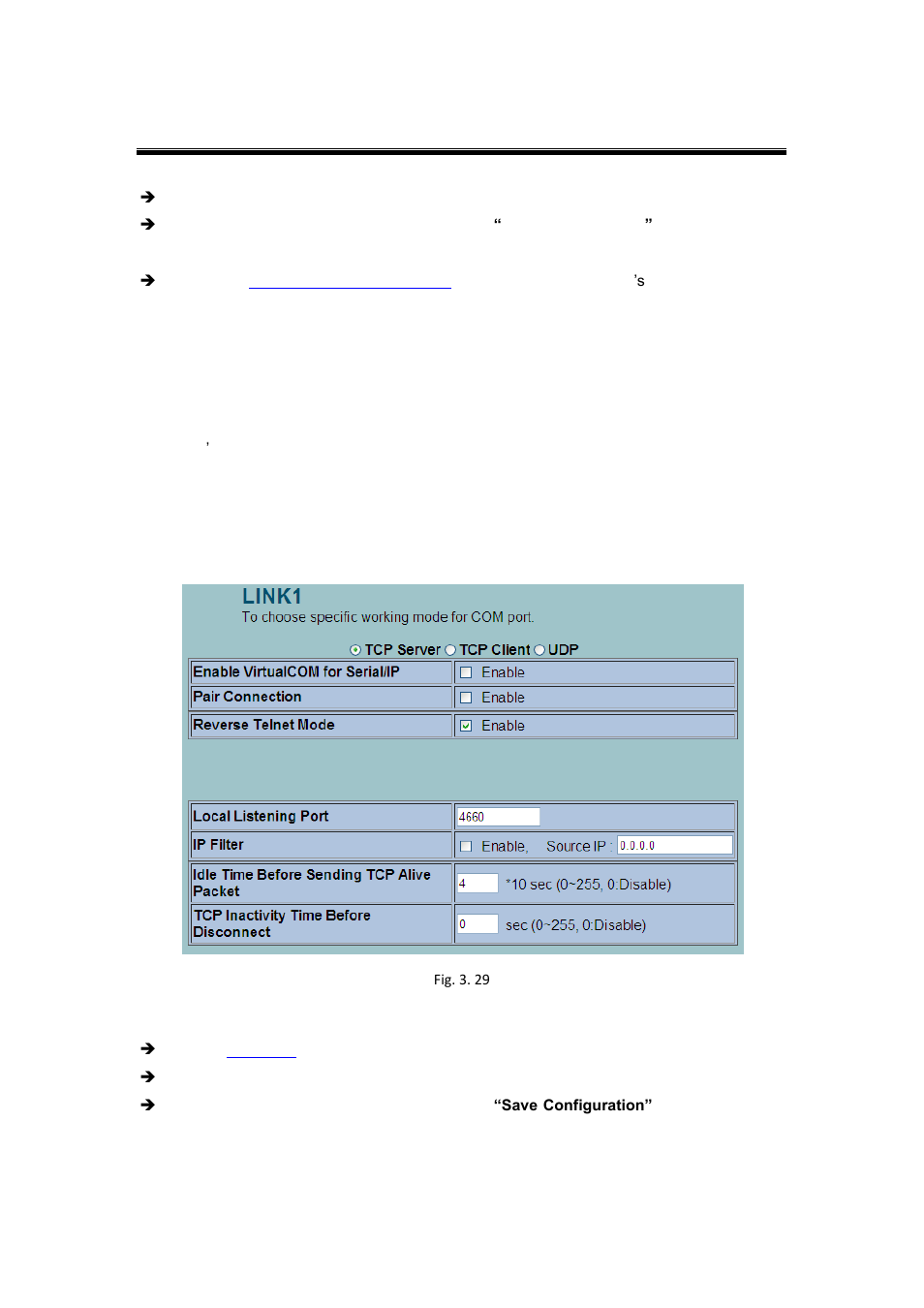 4 enable reverse telnet, Enable reverse telnet | Atop Technology SE5002D User manual User Manual | Page 51 / 87