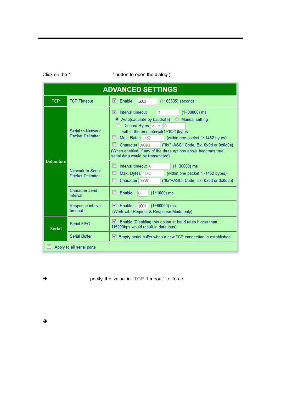 2 com configuration: advanced settings, Com configuration: advanced settings | Atop Technology SE5416A User manual User Manual | Page 37 / 113