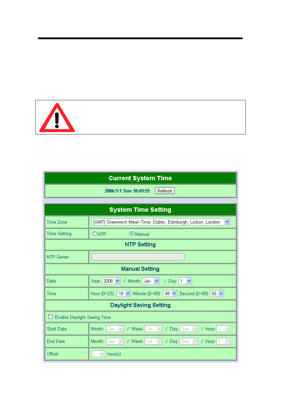 5 time settings, Time settings | Atop Technology SE5416A User manual User Manual | Page 46 / 113