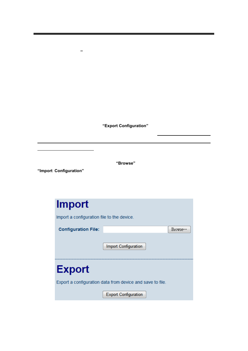 7 import/export, Import/export | Atop Technology SE5416A User manual User Manual | Page 48 / 113