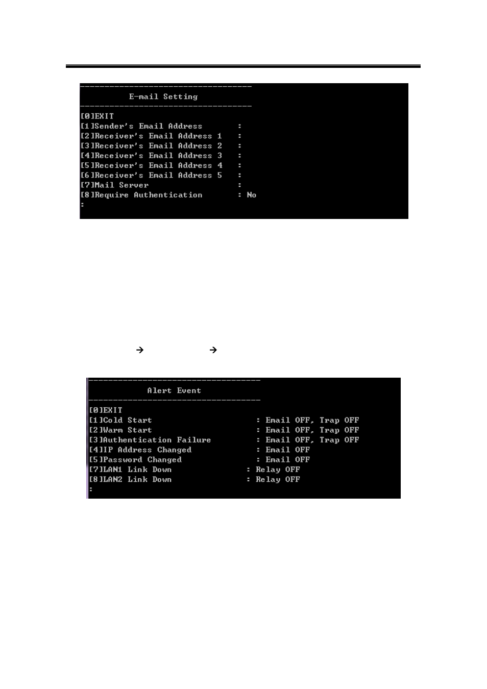 2 configuring alert event, Configuring alert event | Atop Technology SE5416A User manual User Manual | Page 67 / 113