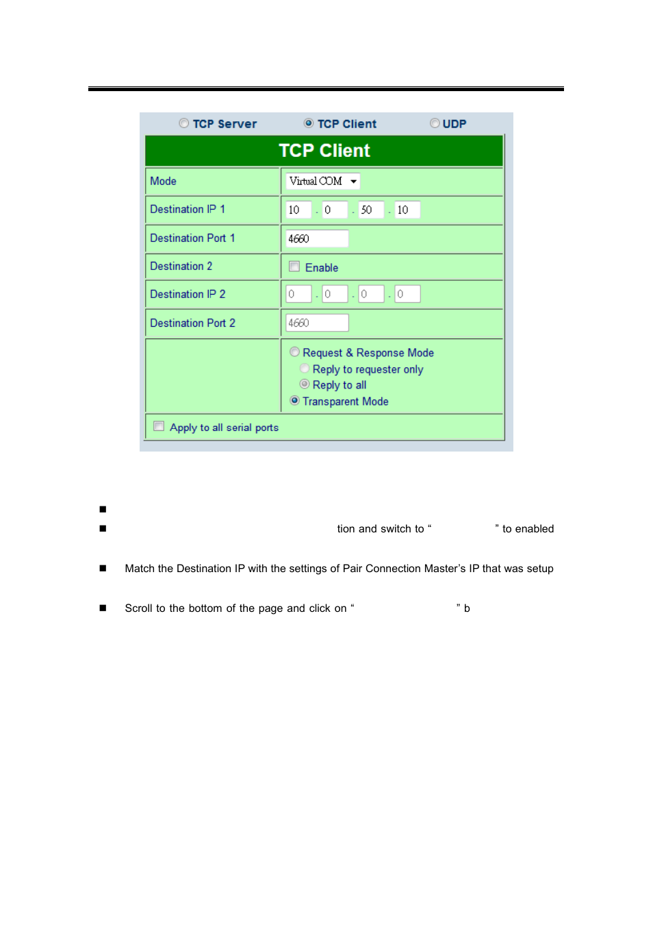 7 tcp server application: enable reverse telnet, Tcp server application: enable reverse telnet, Figure 7.10 | Atop Technology SE5416A User manual User Manual | Page 83 / 113