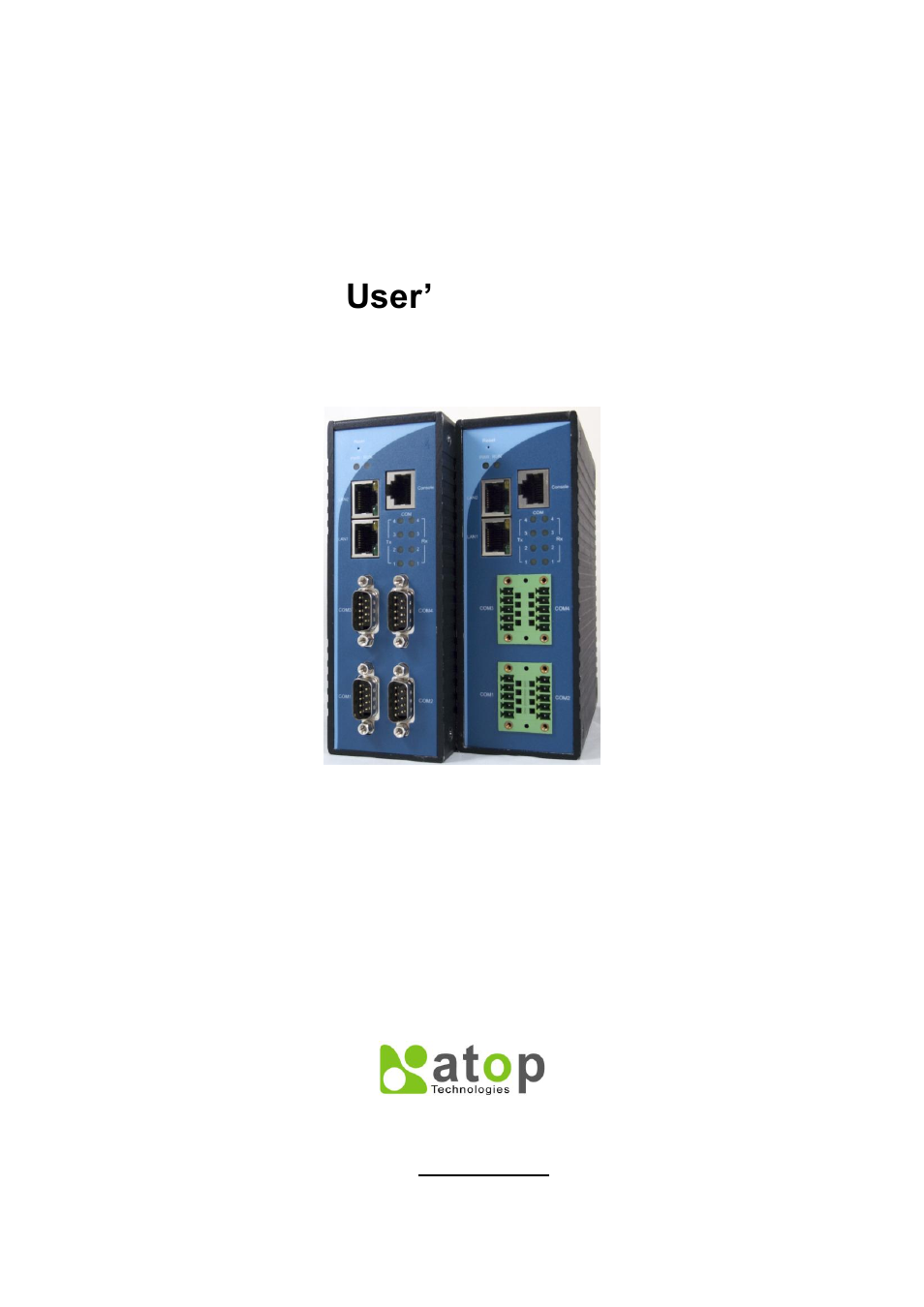 Atop Technology SE5404D User manual User Manual | 97 pages