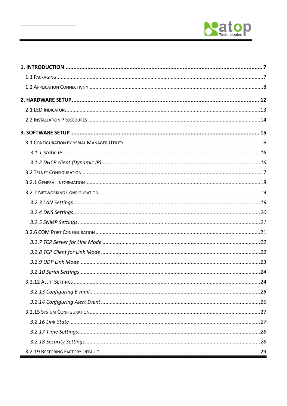 Atop Technology SE5404D User manual User Manual | Page 4 / 97