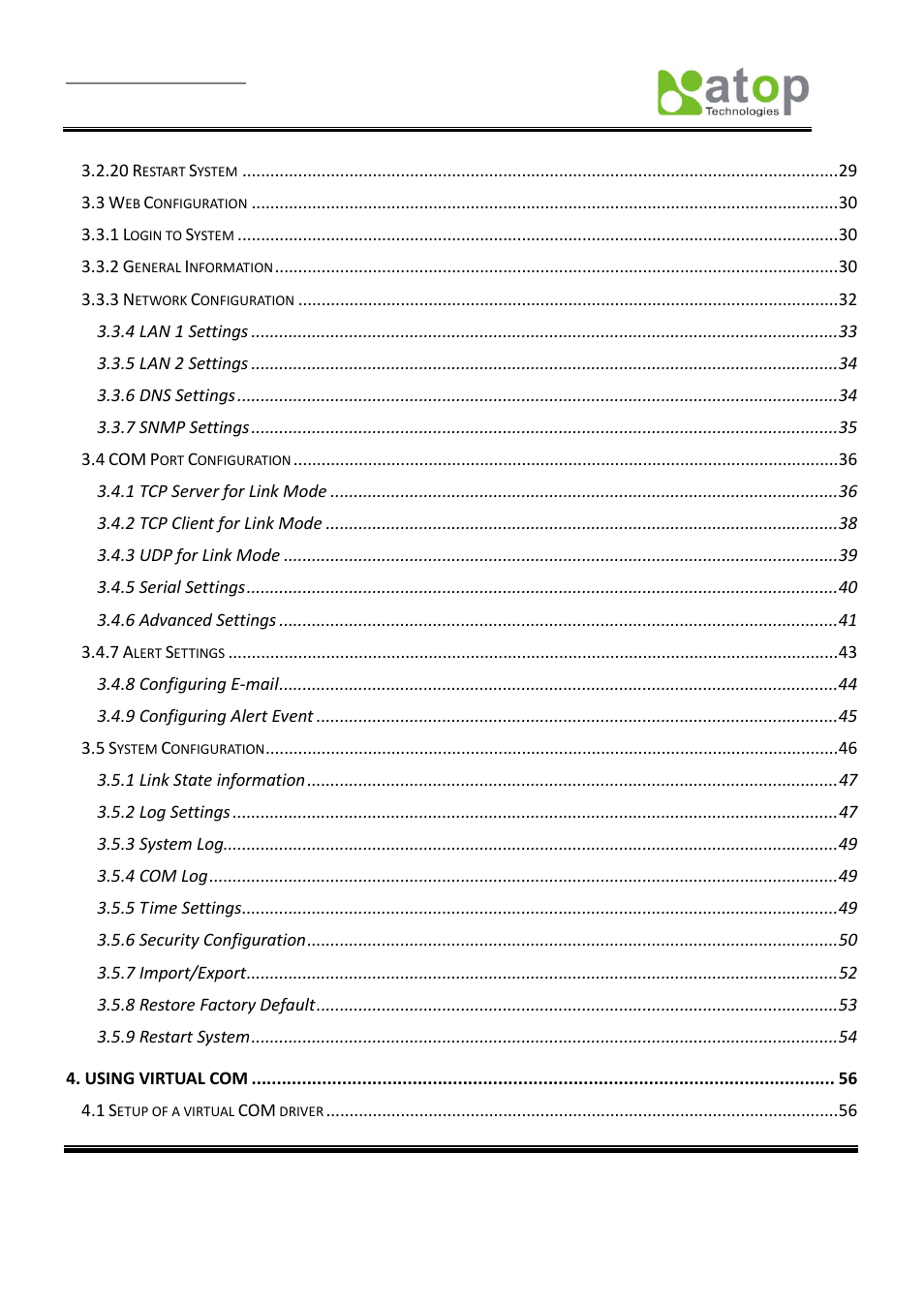 Atop Technology SE5404D User manual User Manual | Page 5 / 97