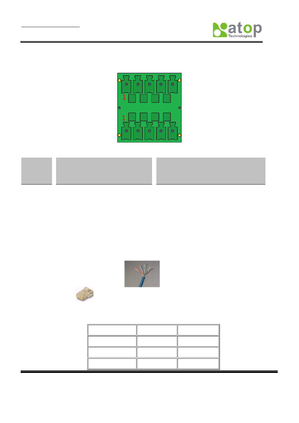 A.3.2.2 terminal block pin assignments, A.3.3.1 ethernet port (rj-45) | Atop Technology SE5404D User manual User Manual | Page 74 / 97