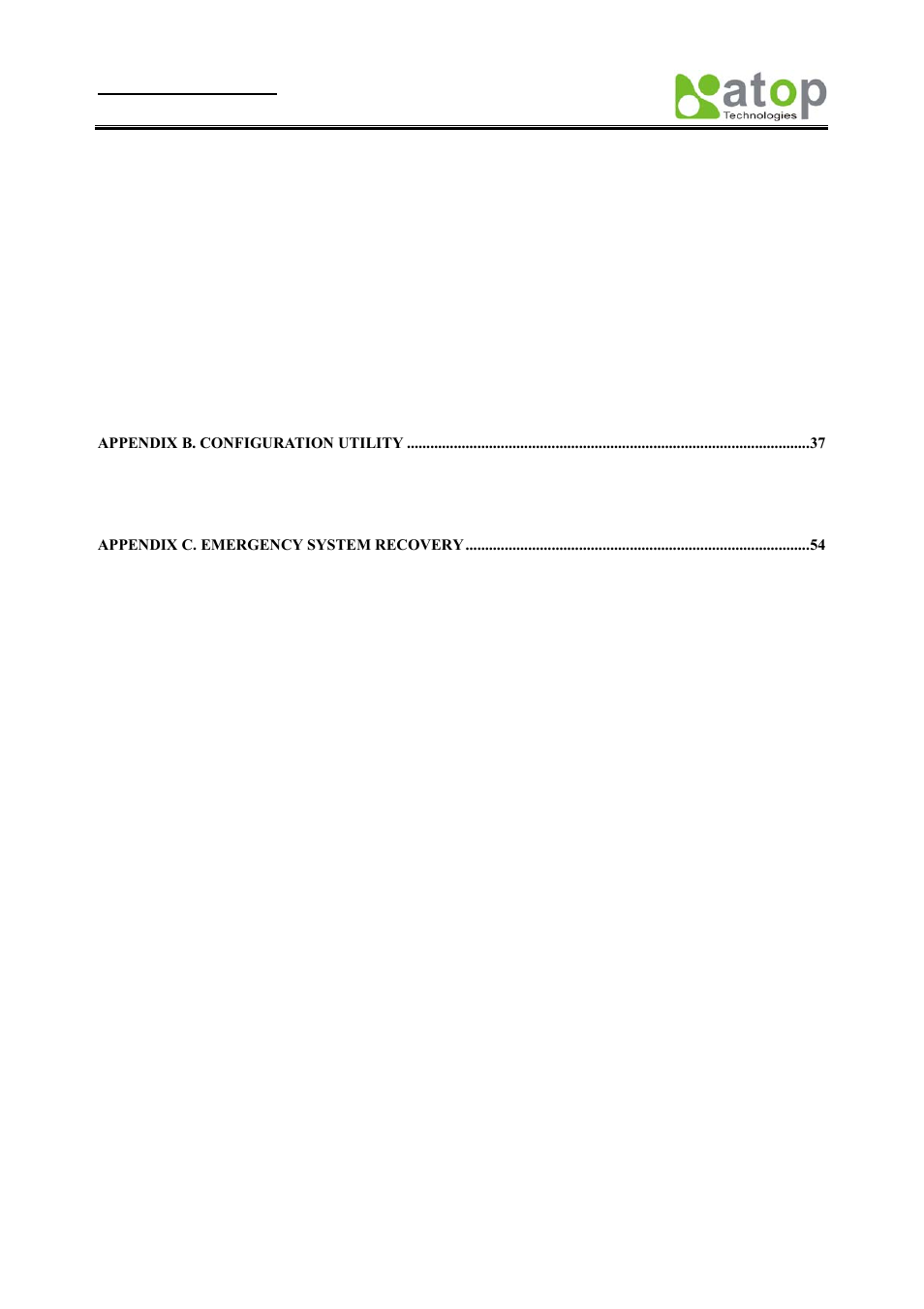 Atop Technology SE8502-M12 User Manual User Manual | Page 4 / 62