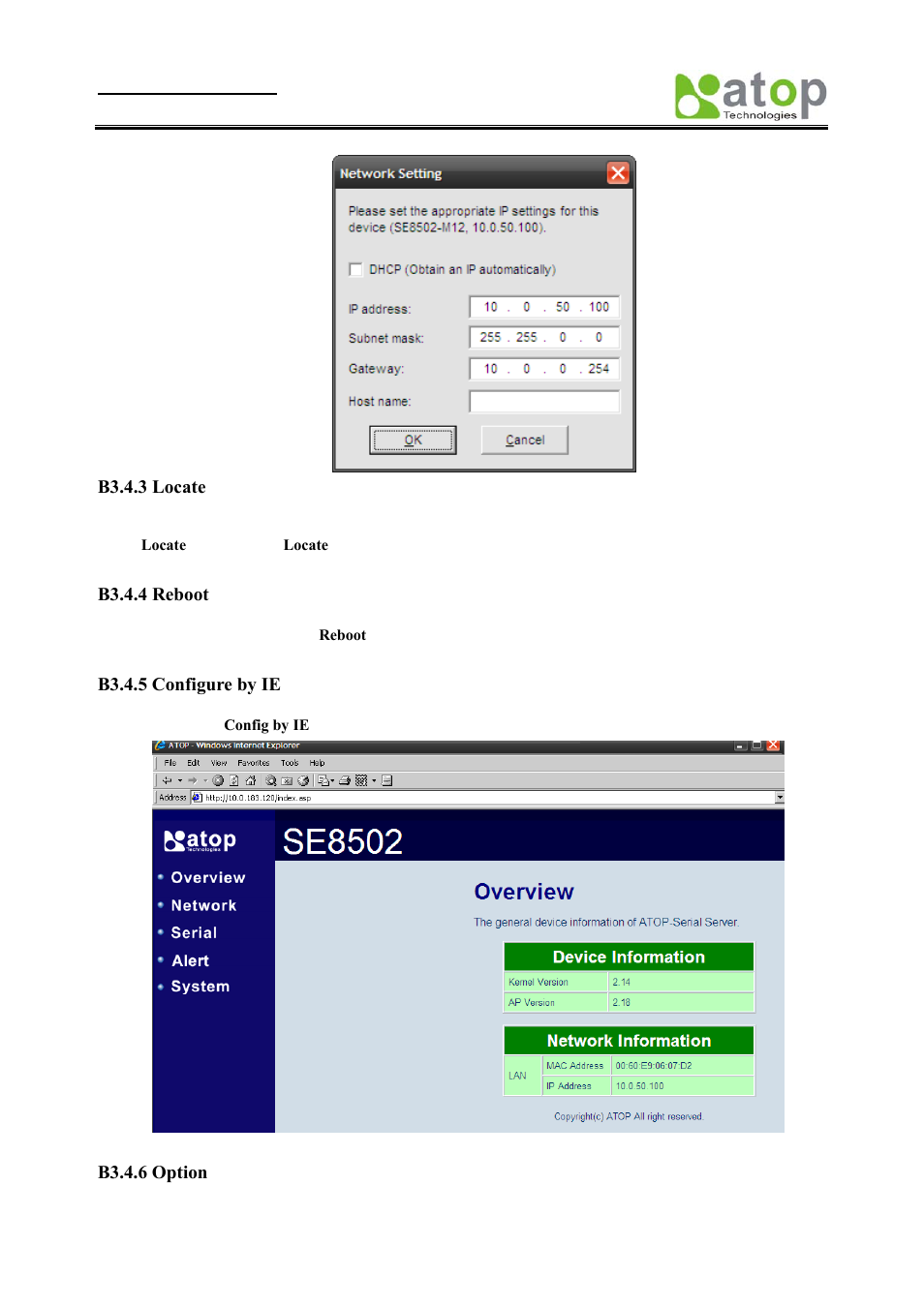 Atop Technology SE8502-M12 User Manual User Manual | Page 55 / 62