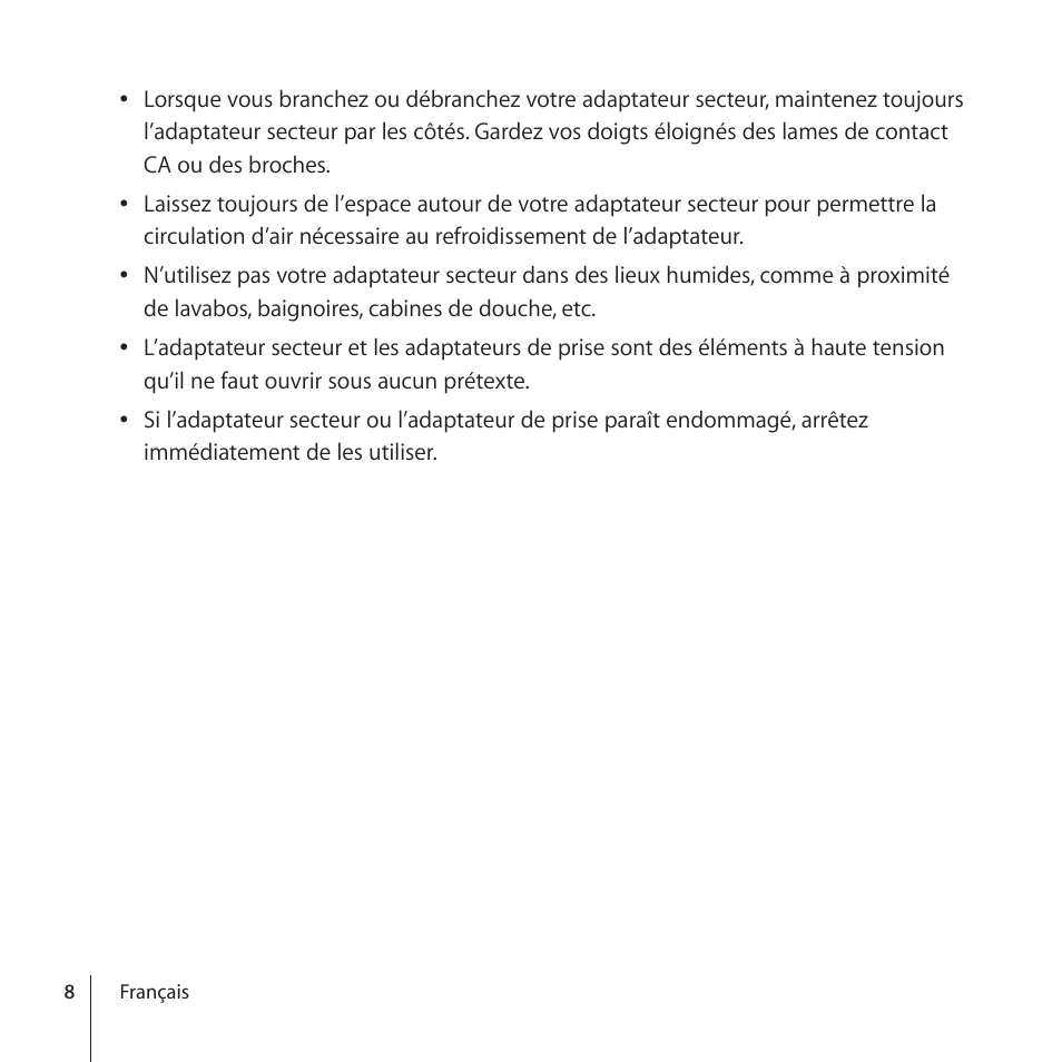 Apple World Travel Adapter User Manual | Page 8 / 20
