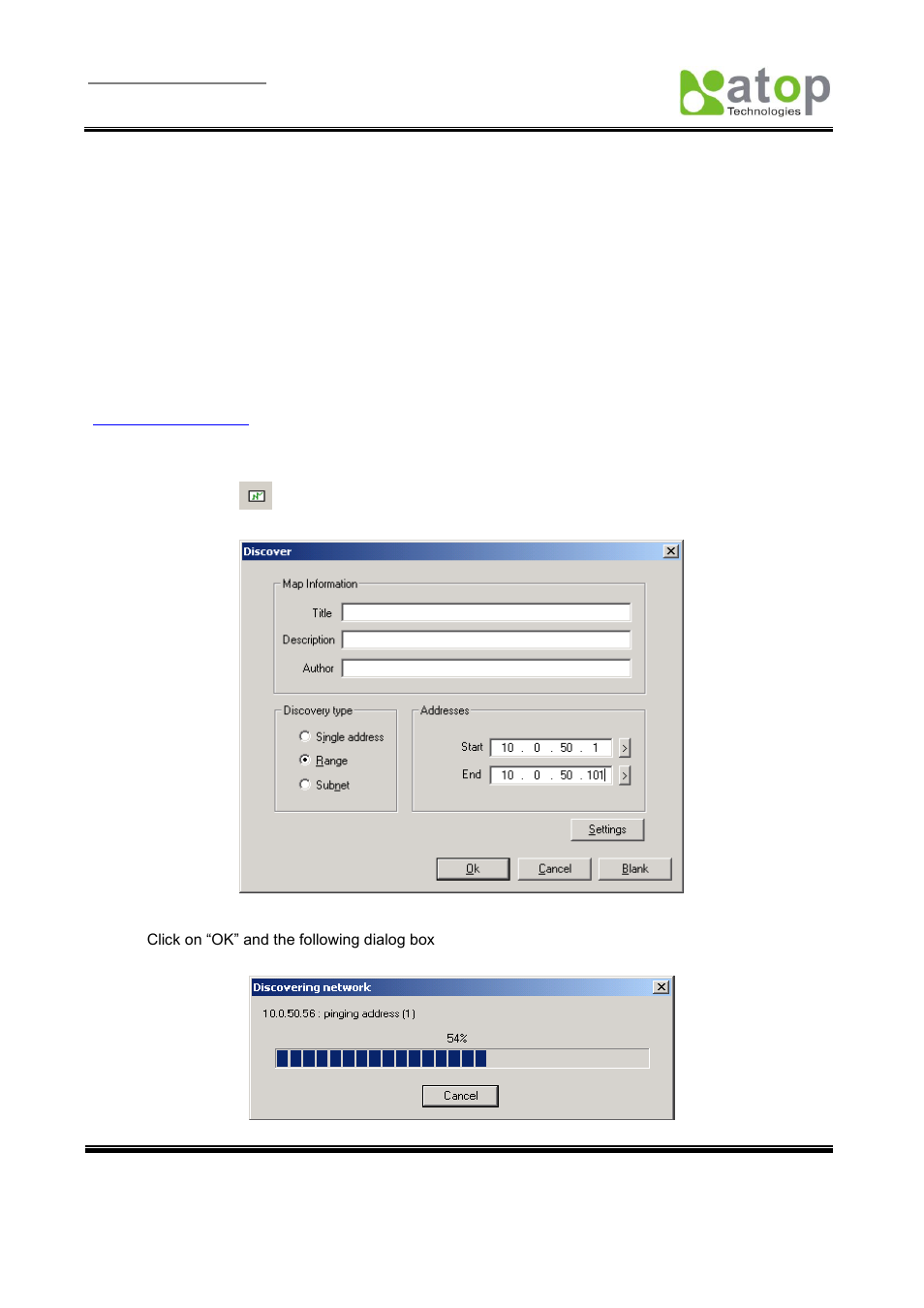 Snmp setup, 1 snmp network management platform, 2 using networkview as an example | Atop Technology MB5001C User Manual User Manual | Page 23 / 46