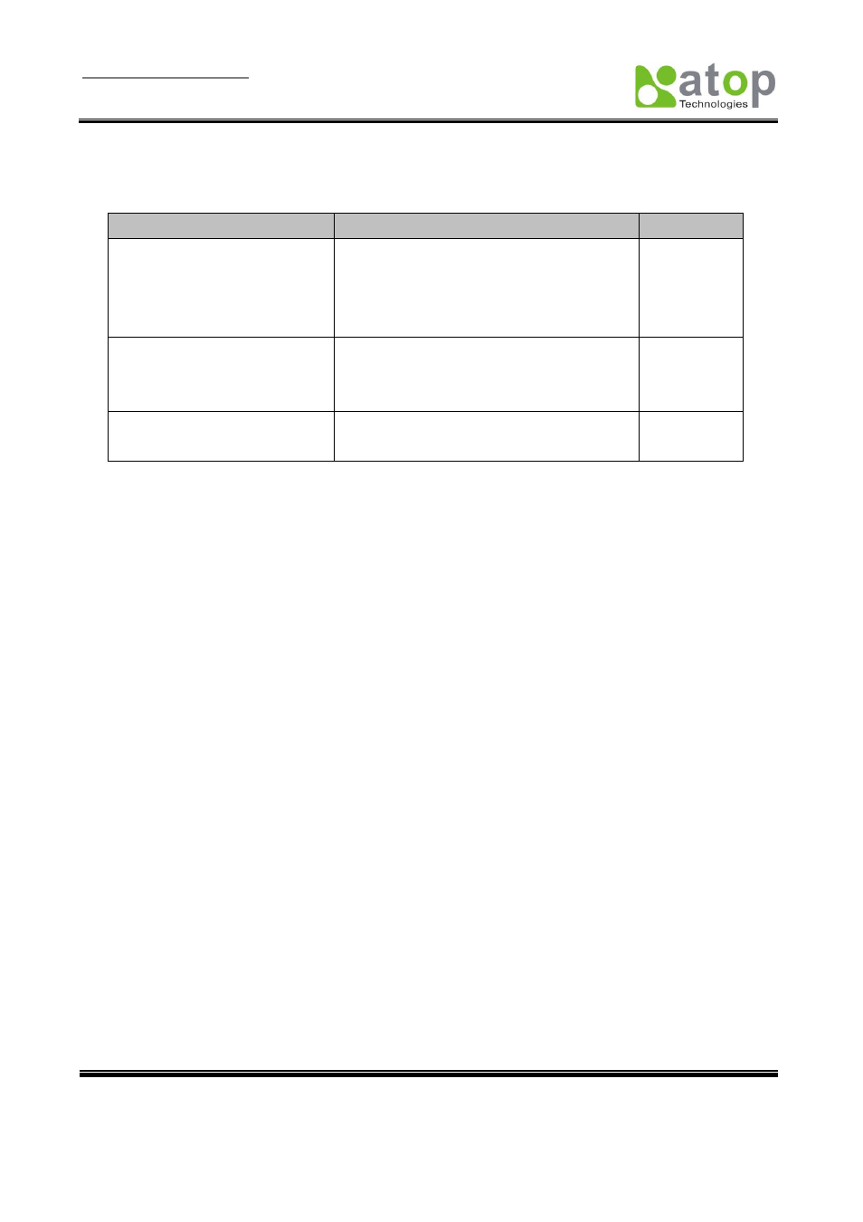 C.3 error messages | Atop Technology MB5001C User Manual User Manual | Page 43 / 46