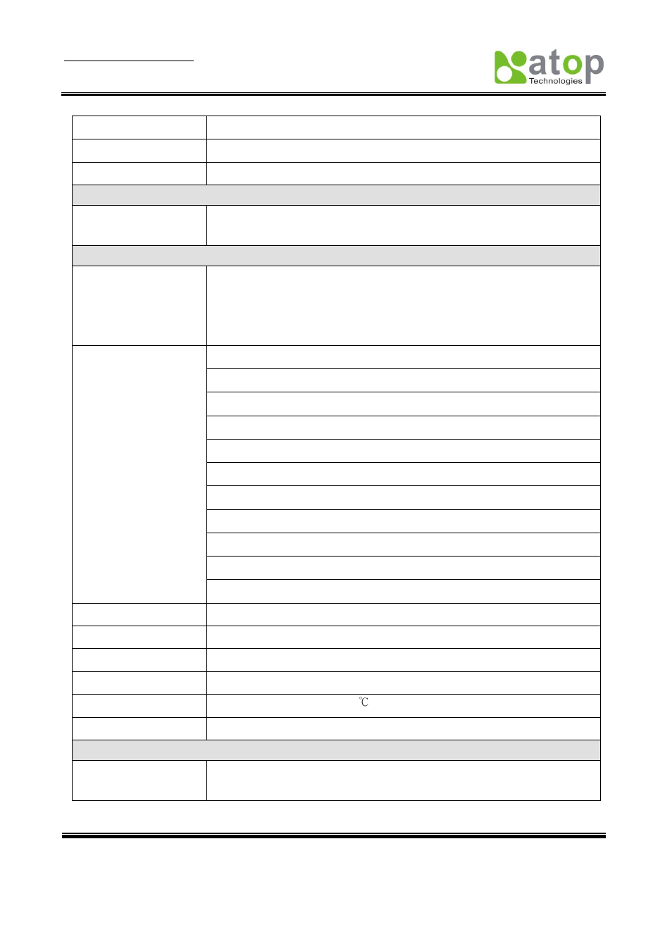 Atop Technology MB5001C User Manual User Manual | Page 46 / 46