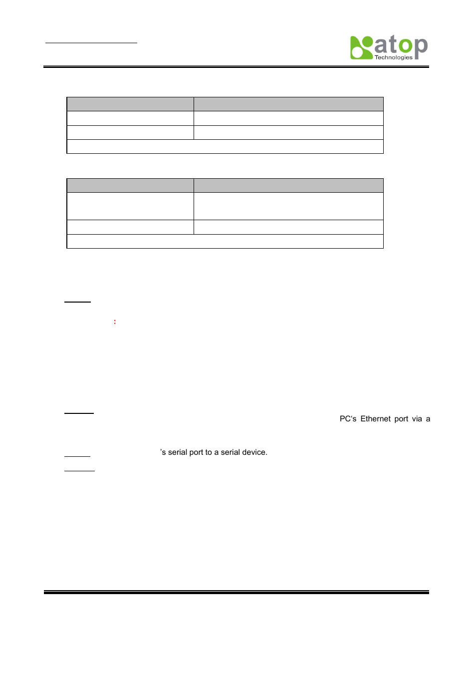 2 com port led, 3 run led, 2 installation procedures | Atop Technology MB5001C User Manual User Manual | Page 9 / 46