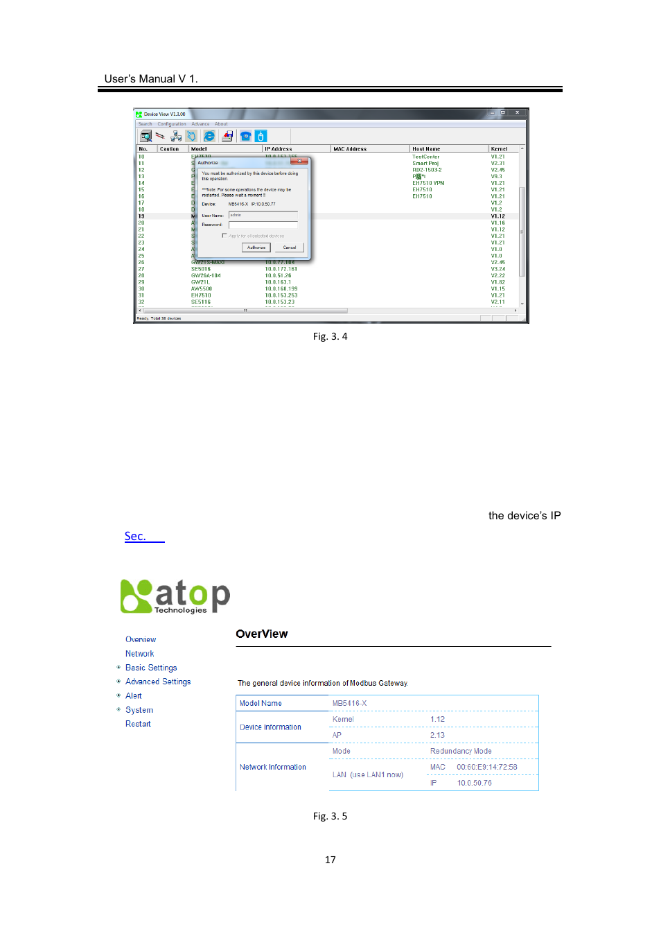 2 configuration using web interface, Configuration using web interface | Atop Technology MB5416A2 User manual User Manual | Page 20 / 84