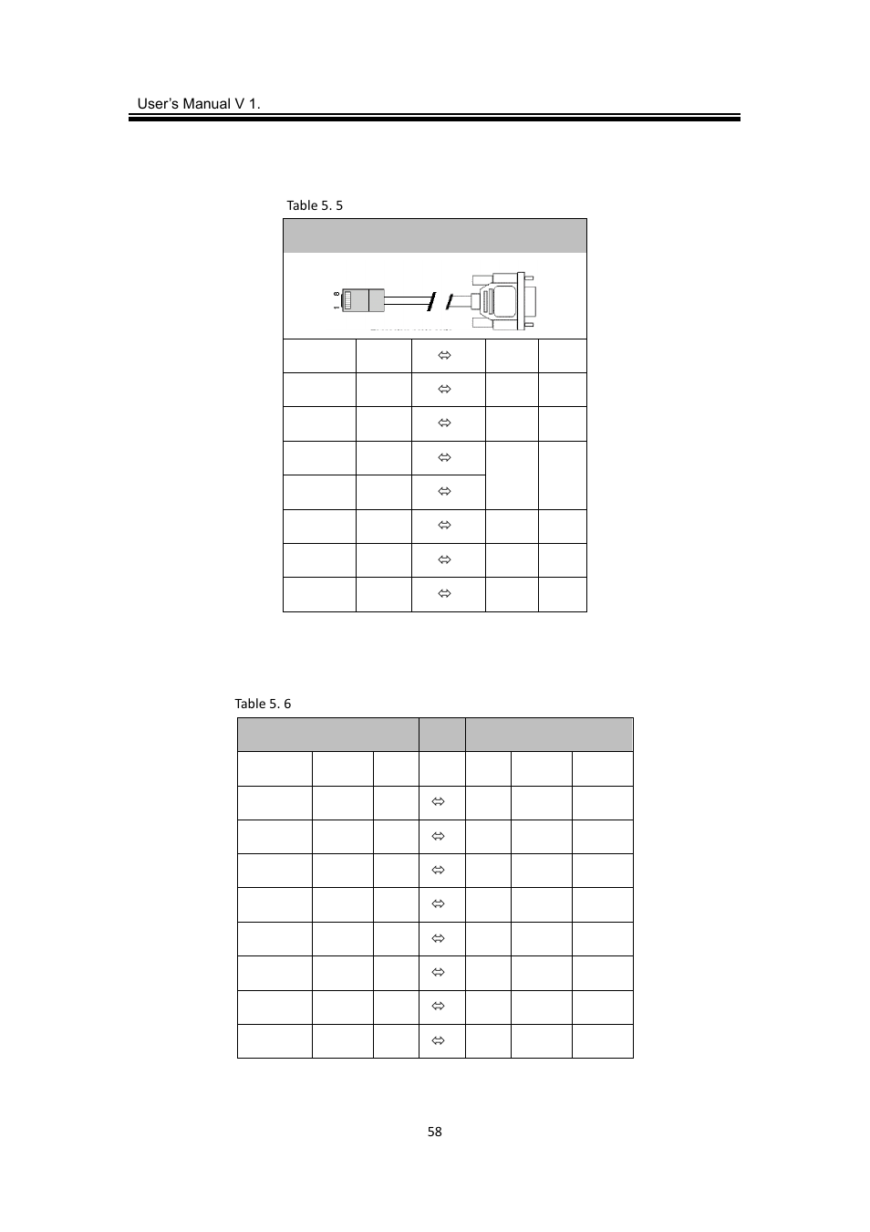 Rj45 to male db9 connector | Atop Technology MB5416A2 User manual User Manual | Page 61 / 84