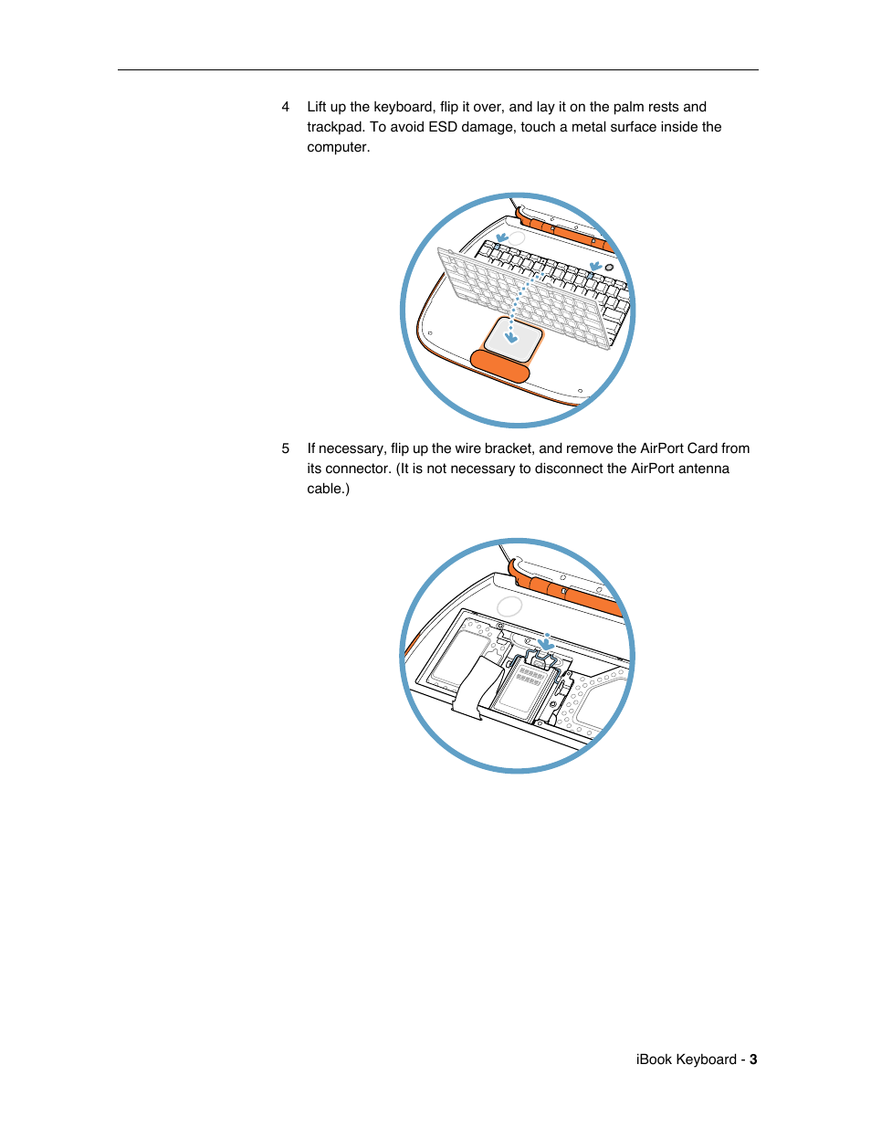 Apple iBook (Keyboard Replacement) User Manual | Page 3 / 6