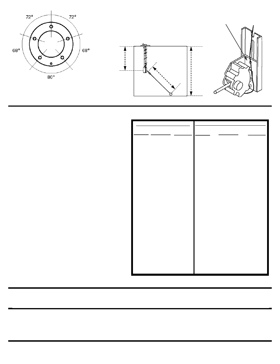 Adjustment table 2, Tank example, Figure 3 | Auto Meter 1501 User Manual | Page 2 / 2