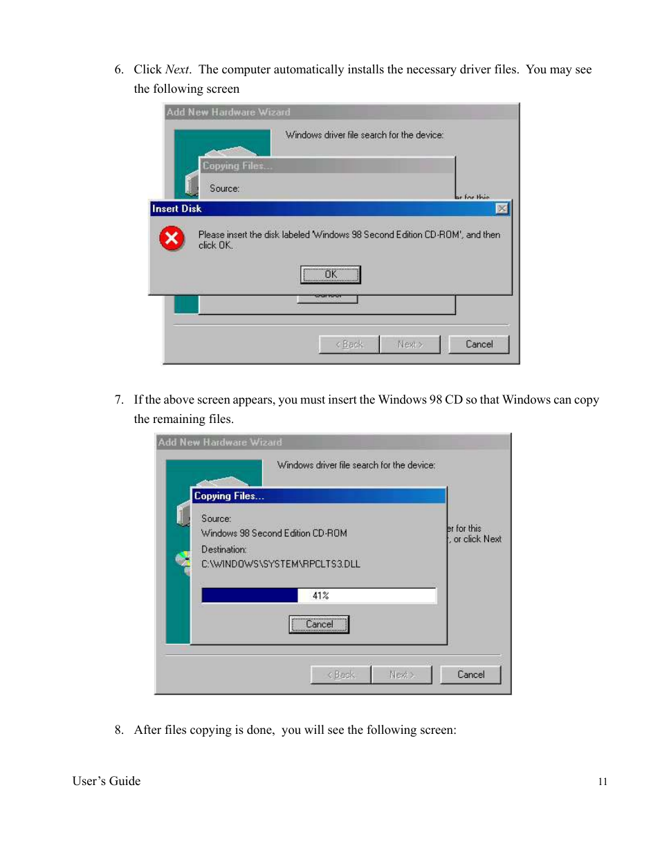 Ambit Data Cable Modem U10C011 User Manual | Page 11 / 30