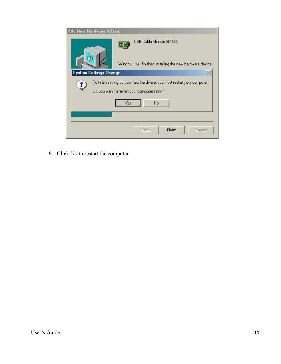 Ambit Data Cable Modem U10C011 User Manual | Page 15 / 30