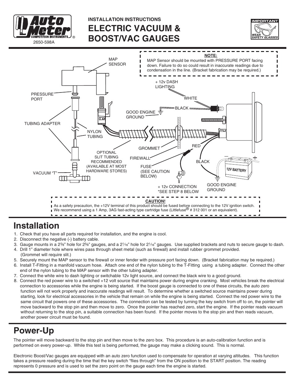 Auto Meter 4776 User Manual | 2 pages