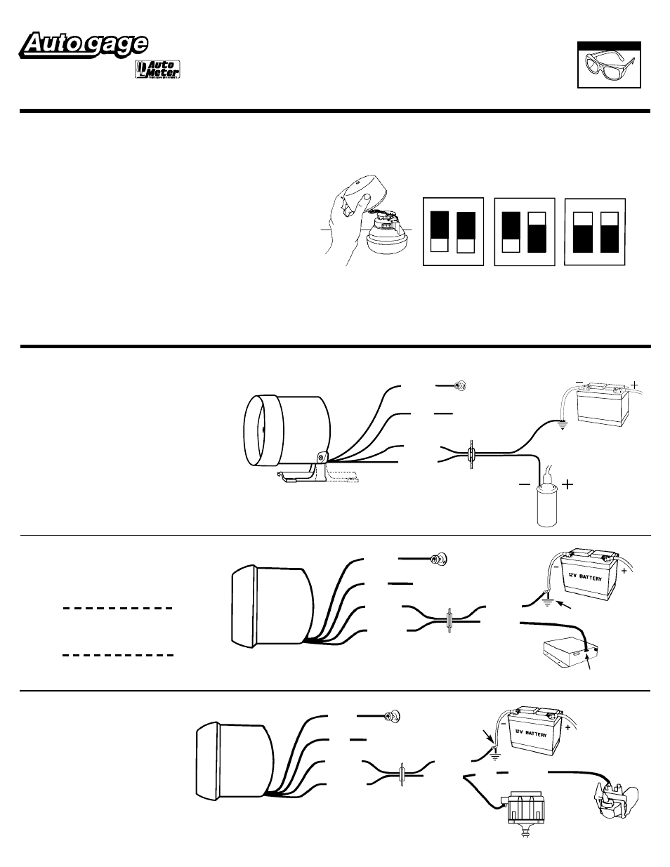 Auto Meter 2304 User Manual | 2 pages