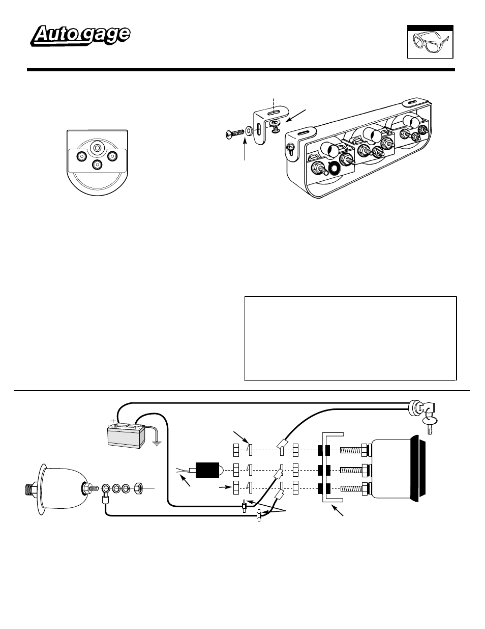 Auto Meter 2391 User Manual | 2 pages