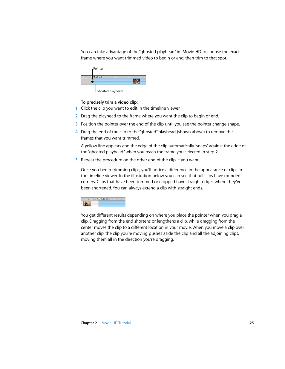 Apple iMovie HD User Manual | Page 25 / 47