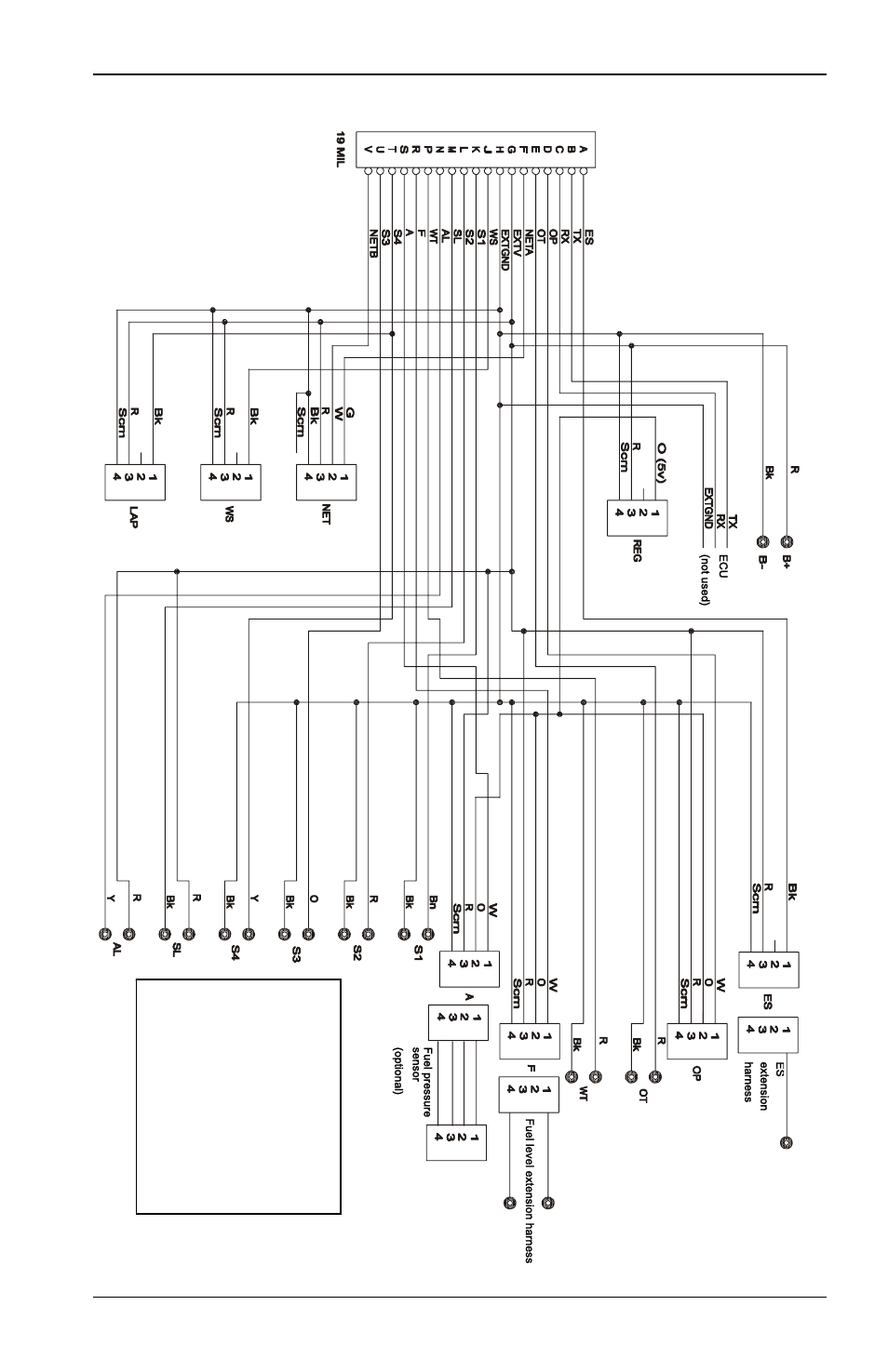 Appendix b. wiring harness diagram, Color key | Auto Meter 6002 User Manual | Page 57 / 62