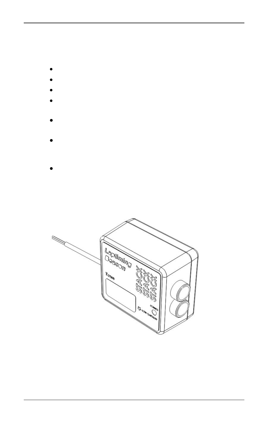 Trackside infra-red lap beacon (optional) | Auto Meter 6013 User Manual | Page 40 / 56