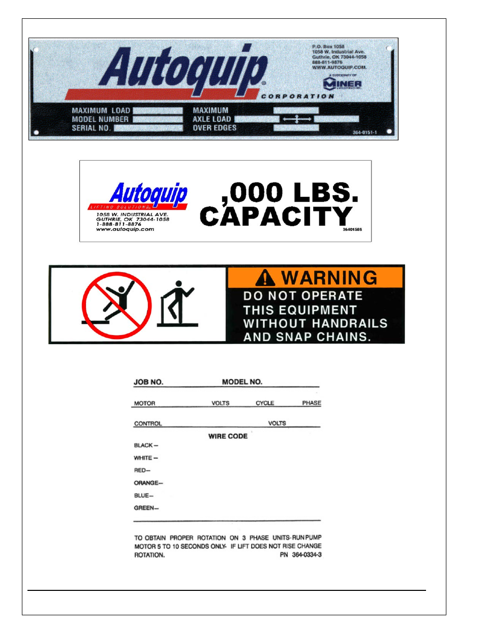 Autoquip Q-LIFT User Manual | Page 12 / 49