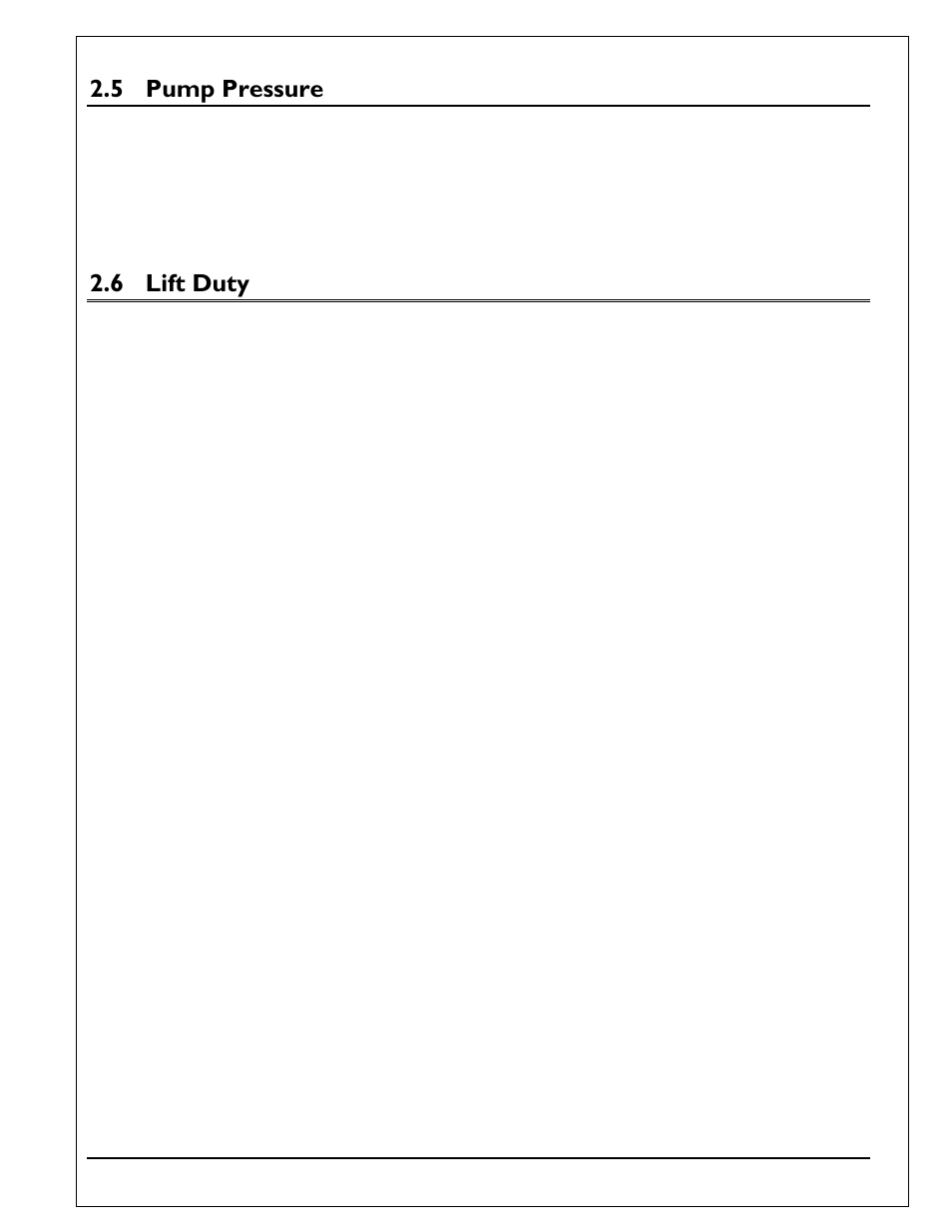 5 pump pressure, 6 lift duty, Pump pressure | Lift duty | Autoquip Q-LIFT User Manual | Page 7 / 49